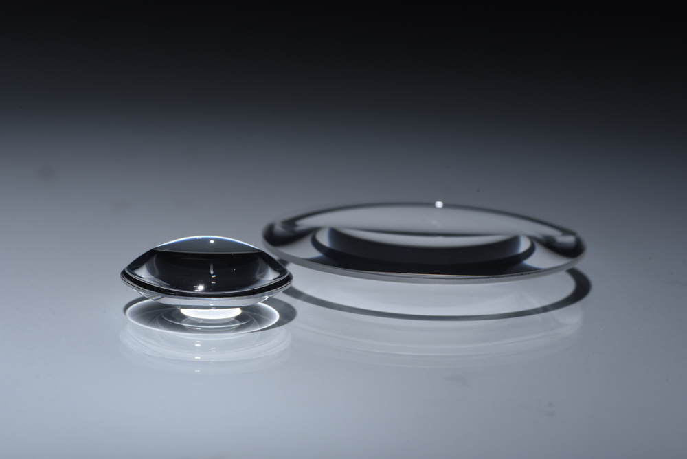 two fused silica lenses