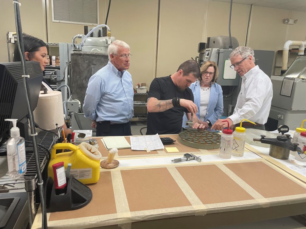 Senator Roger Wicker at PFG Optics