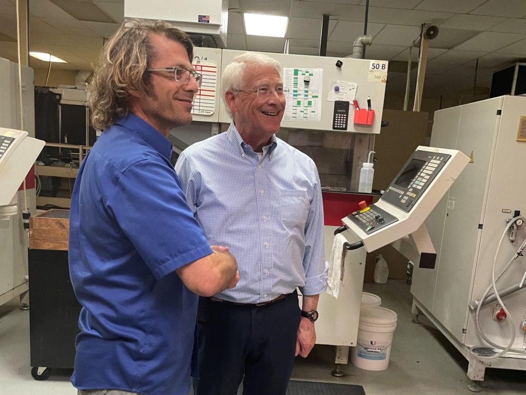 Senator Roger Wicker at PFG Optics